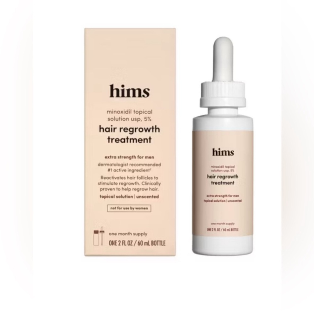 NEW - SET OF 3 - Hims Hair Regrowth Treatment Minoxidil 5% 2oz